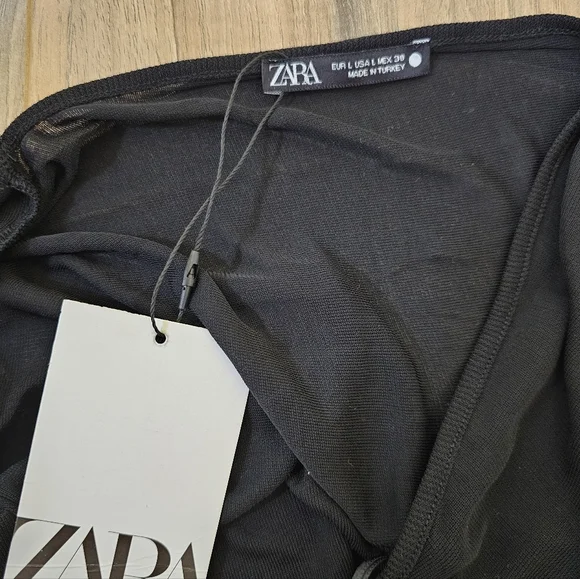 NEW ZARA FLUID OPEN BACK DRESS - Picture 10 of 11